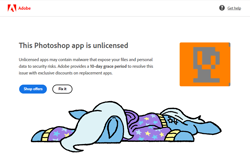 Size: 1799x1128 | Tagged: safe, artist:horsewizardart, trixie, pony, unicorn, g4, adobe, clothes, error message, faceplant, female, hoodie, mare, solo