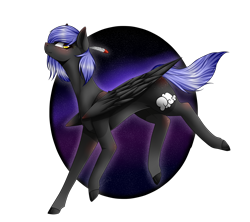 Size: 2654x2353 | Tagged: safe, artist:kat-the-true-kitkat, oc, oc only, oc:cloudy night, pegasus, pony, high res, pegasus oc, simple background, solo, transparent background