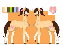 Size: 2341x1679 | Tagged: safe, artist:kat-the-true-kitkat, oc, oc only, pony, unicorn, coat markings, colored hooves, duo, female, heart, horn, jewelry, mare, necklace, simple background, socks (coat markings), transparent background, unicorn oc