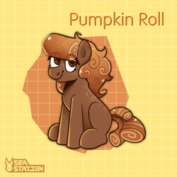 Size: 2000x2000 | Tagged: safe, artist:seasemissary, oc, oc:pumpkin roll, earth pony, pony, female, high res, mare, solo