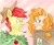 Size: 2000x1653 | Tagged: safe, artist:nedemai, bright mac, pear butter, earth pony, pony, g4, apple, atg 2022, female, food, male, newbie artist training grounds, pear, ship:brightbutter, shipping, straight