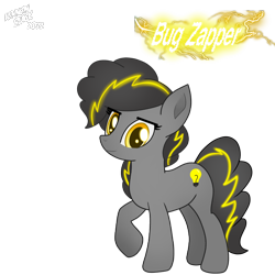 Size: 2000x2000 | Tagged: safe, artist:lennonblack, oc, oc only, oc:bug-zapper, earth pony, pony, earth pony oc, female, high res, mare, simple background, solo, transparent background