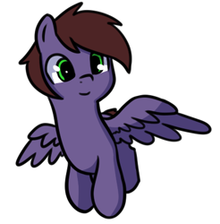 Size: 442x450 | Tagged: safe, artist:neuro, oc, oc only, pegasus, pony, flying, male, simple background, smiling, solo, stallion, transparent background