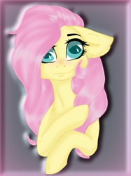 Size: 809x1080 | Tagged: safe, artist:drakekok, fluttershy, pony, g4, floppy ears, solo