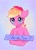 Size: 955x1324 | Tagged: safe, artist:anderdraws, oc, oc only, earth pony, pony, chest fluff, crying, heart, looking at you, sign, smiling, smiling at you, solo, tears of joy, teary eyes, thank you