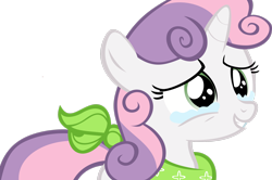 Size: 3008x1993 | Tagged: safe, artist:pangbot, sweetie belle, pony, unicorn, g4, sisterhooves social, .svg available, crying, female, filly, foal, simple background, solo, tears of joy, transparent background, vector