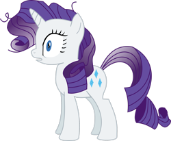 Size: 2700x2221 | Tagged: safe, artist:pangbot, rarity, pony, unicorn, g4, stare master, female, high res, mare, messy mane, simple background, solo, transparent background, vector
