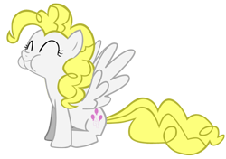 Size: 678x477 | Tagged: safe, artist:zettalux, surprise, pegasus, pony, g1, g4, balloon, eating, eyes closed, female, g1 to g4, generation leap, mare, simple background, sitting, spread wings, transparent background, wings
