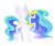 Size: 1200x1000 | Tagged: safe, artist:joellethenose, princess celestia, alicorn, pony, g4, female, flower, lei, lineless, looking at you, mare, profile, raised hoof, raised leg, signature, simple background, smiling, smiling at you, solo, spread wings, transparent background, wings
