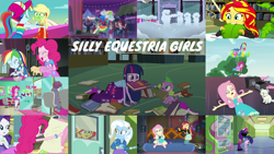Size: 1974x1112 | Tagged: safe, edit, edited screencap, editor:quoterific, screencap, applejack, bright idea, fluttershy, nolan north, pinkie pie, rainbow dash, rarity, sci-twi, spike, sunset shimmer, teddy t. touchdown, trixie, twilight sparkle, velvet sky, watermelody, dog, human, rabbit, raccoon, epic fails, equestria girls, equestria girls specials, g4, game stream, my little pony equestria girls, my little pony equestria girls: better together, my little pony equestria girls: forgotten friendship, my little pony equestria girls: friendship games, my little pony equestria girls: rainbow rocks, my little pony equestria girls: spring breakdown, my little pony equestria girls: summertime shorts, outtakes (episode), perfect day for fun, pinkie spy (short), street chic, tip toppings, tip toppings: fluttershy, :o, animal, balloon, bass guitar, book, boots, canterlot high, clothes, controller, cute, cutie mark on clothes, dashabetes, diapinkes, eyes closed, female, floating, froyo, geode of fauna, geode of sugar bombs, geode of super strength, green face, hairpin, hallway, headphones, high angle, humane five, humane seven, humane six, jacket, jewelry, leather, leather jacket, library, lockers, magical geodes, male, mouth hold, musical instrument, necklace, open mouth, open smile, pinkie being pinkie, ponied up, shimmerbetes, shoes, silly, silly pony, smiling, spike the dog, spread wings, tank top, text, that pony sure does love books, vending machine, video camera, wall of tags, who's a silly pony, wings