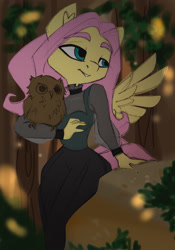 Size: 2100x3000 | Tagged: safe, artist:irinamar, fluttershy, pegasus, anthro, unguligrade anthro, g4, commission, high res, solo, your character here