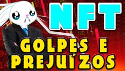 Size: 1280x720 | Tagged: safe, angel bunny, g4, barely pony related, brazil, crying, nft, portuguese, sad, velberan, youtube thumbnail