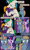 Size: 1920x3168 | Tagged: safe, artist:alexdti, twilight sparkle, oc, oc:brainstorm (alexdti), oc:purple creativity, oc:star logic, alicorn, pegasus, pony, unicorn, comic:quest for friendship, g4, comic, crying, dialogue, ears back, eye contact, eyes closed, female, folded wings, glasses, high res, horn, hug, looking at each other, looking at someone, male, mare, narrowed eyes, open mouth, open smile, pegasus oc, raised hoof, sitting, smiling, speech bubble, stallion, standing, tears of joy, twilight sparkle (alicorn), twilight's castle, two toned mane, underhoof, unicorn oc, wings