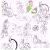 Size: 3000x3000 | Tagged: safe, artist:tashidelashi, discord, fluttershy, bird, butterfly, draconequus, pegasus, pony, g5, make new friends but keep discord, the last problem, to where and back again, spoiler:g5comic, bath, bathtub, blushing, bubble, bubble bath, clothes, discoshy, dress, drink, female, flower, flower in hair, hat, heart, high res, holding a pony, kissing, male, mare, old man discord, older, older fluttershy, shipping, sketch, sketch dump, spanish text, spit take, straight, suit, sunglasses, television, zoot suit