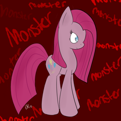 Size: 1280x1280 | Tagged: safe, artist:holomouse, pinkie pie, earth pony, pony, g4, female, pinkamena diane pie, solo