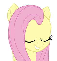 Size: 1280x1356 | Tagged: safe, artist:benpictures1, fluttershy, pegasus, pony, g4, my little pony: the movie, cute, eyes closed, female, inkscape, mare, shyabetes, simple background, solo, transparent background, vector, we got this together