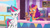 Size: 3410x1920 | Tagged: safe, screencap, sunny starscout, zipp storm, earth pony, pegasus, pony, g5, my little pony: tell your tale, zipp's yes day, spoiler:g5, spoiler:my little pony: tell your tale, spoiler:tyts01e22, bag, cup, duo, duo female, female, handkerchief, high res, mane stripe sunny, mare, napkin, open mouth, saddle bag, slender, thin, towel, youtube link