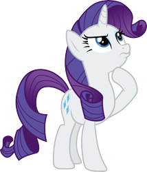 Size: 3000x3497 | Tagged: safe, artist:cloudy glow, rarity, pony, unicorn, g4, .ai available, female, high res, mare, raised hoof, simple background, solo, transparent background, vector