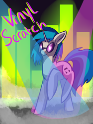 Size: 1024x1366 | Tagged: safe, artist:meepars, dj pon-3, vinyl scratch, pony, unicorn, g4, female, solo