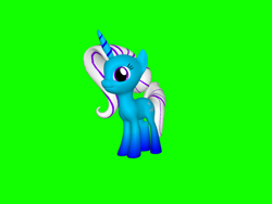Size: 1200x900 | Tagged: safe, oc, oc only, oc:derpthereum, pony, unicorn, derpibooru, ponylumen, 3d, 3d model, both cutie marks, coat markings, colored hooves, derpibooru ponified, derpthereum, gradient, gradient hooves, green background, horn, meta, needs more saturation, not trixie, ponified, purple eyes, simple background, socks (coat markings), unicorn oc