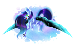 Size: 2328x1500 | Tagged: safe, artist:prettyshinegp, oc, oc only, pegasus, pony, ear piercing, female, mare, pegasus oc, piercing, signature, simple background, smiling, solo, spiked wristband, spread wings, transparent background, wings, wristband