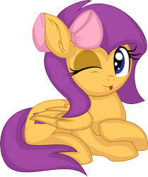 Size: 5856x7010 | Tagged: safe, artist:cyanlightning, oc, oc only, pegasus, pony, .svg available, absurd resolution, bow, ear fluff, female, filly, foal, simple background, sitting, solo, transparent background, vector