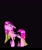 Size: 1600x1900 | Tagged: safe, artist:stacy_165cut, pinkie pie, earth pony, pony, g4, black background, female, looking at you, mare, pinkamena diane pie, sharp teeth, simple background, smiling, smiling at you, solo, teeth