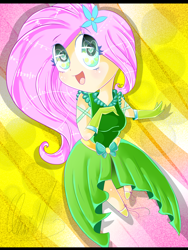 Size: 1500x2000 | Tagged: safe, artist:umimizunone, fluttershy, human, equestria girls, g4, chibi, female, open mouth, solo