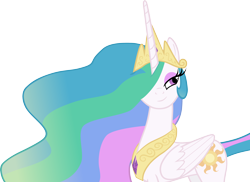 Size: 3528x2569 | Tagged: safe, artist:cthulhuandyou, edit, vector edit, princess celestia, pony, g4, .svg available, bedroom eyes, eyeshadow, female, high res, makeup, mare, simple background, solo, transparent background, vector