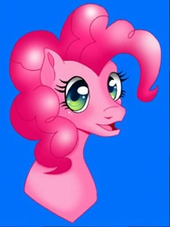 Size: 385x512 | Tagged: artist needed, safe, pinkie pie, earth pony, pony, g4, female, solo, wrong eye color