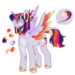 Size: 1920x1920 | Tagged: safe, artist:mintyo0s, twilight sparkle, alicorn, pony, g4, female, hoof shoes, mare, redesign, simple background, smiling, solo, story included, transparent background, twilight sparkle (alicorn)