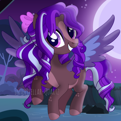 Size: 2712x2728 | Tagged: safe, artist:interstellar-quartz, oc, oc:lightning sparkle, pegasus, pony, colored wings, eyeshadow, female, high res, makeup, mare, solo, wings