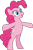 Size: 594x911 | Tagged: safe, artist:sollace, derpibooru exclusive, pinkie pie, earth pony, pony, a trivial pursuit, g4, .svg available, bipedal, cute, diapinkes, female, happy, mare, open mouth, open smile, simple background, smiling, solo, spread arms, standing, standing on two hooves, svg, transparent background, vector