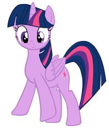 Size: 1280x1496 | Tagged: safe, artist:benpictures1, twilight sparkle, alicorn, pony, g4, party pooped, cute, female, inkscape, looking down, mare, simple background, solo, transparent background, twiabetes, twilight sparkle (alicorn), vector