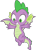 Size: 290x407 | Tagged: safe, edit, edited screencap, editor:pascalmulokozi2, screencap, spike, dragon, g4, molt down, background removed, flying, simple background, solo, transparent background, winged spike, wings