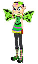 Size: 338x563 | Tagged: safe, artist:selenaede, artist:user15432, fairy, human, hylian, equestria girls, g4, barely eqg related, base used, boots, bow, clothes, costume, crossover, dress, equestria girls style, equestria girls-ified, fairy wings, fairyized, gloves, glowing, glowing wings, green dress, green wings, halloween, halloween costume, hallowinx, headband, high heel boots, high heels, linkle, shoes, simple background, solo, sparkly wings, the legend of zelda, transparent background, wings, winx, winx club, winxified
