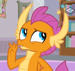 Size: 906x864 | Tagged: safe, screencap, smolder, dragon, g4, the hearth's warming club, cropped, dragoness, female, solo