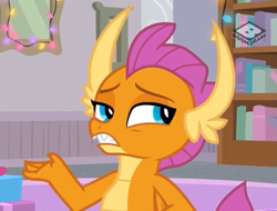 Size: 1137x865 | Tagged: safe, screencap, smolder, dragon, g4, the hearth's warming club, cropped, dragoness, female, solo