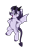 Size: 700x1080 | Tagged: safe, artist:fuckomcfuck, edit, oc, oc:minx, demon, demon pony, pony, chest fluff, demi-girl, devil tail, fangs, flying, horns, simple background, solo, tail, transparent background