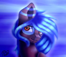 Size: 2631x2280 | Tagged: safe, artist:prettyshinegp, oc, oc only, earth pony, pony, abstract background, bust, earth pony oc, high res, male, signature, solo, stallion