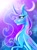 Size: 2048x2732 | Tagged: safe, artist:anekomori, princess luna, alicorn, pony, g4, blue eyes, blue mane, concave belly, crepuscular rays, crescent moon, curved horn, digital art, ethereal mane, eyelashes, feather, female, flowing mane, folded wings, glowing, high res, horn, large wings, mare, moon, moonlight, night, raised hoof, signature, sketch, sky, slender, solo, sparkles, starry mane, stars, sternocleidomastoid, thin, wings