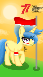 Size: 1440x2560 | Tagged: safe, artist:farhan1250, oc, oc only, oc:starlightmelody, pony, unicorn, solo