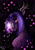 Size: 1920x2716 | Tagged: safe, artist:julunis14, oc, oc only, draconequus, bust, chest fluff, coat markings, digital art, draconequus oc, facial markings, fangs, horns, implied twilight sparkle, male, mane, portrait, solo, sparkle, star (coat marking), twilight sparkle's cutie mark, wing fluff, wings