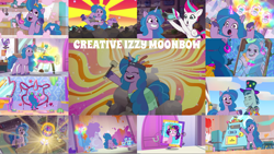 Size: 1968x1109 | Tagged: safe, edit, edited screencap, editor:quoterific, screencap, izzy moonbow, pipp petals, rufus, señor butterscotch, zipp storm, earth pony, pegasus, pony, raccoonicorn, unicorn, a home to share, dumpster diving, g5, it's t.u.e.s. day, making a foal of me, maretime bay day 2.0, my little pony: tell your tale, nightmare roommate, one trick pony (episode), the game is ahoof, spoiler:g5, spoiler:my little pony: tell your tale, spoiler:tyts01e01, spoiler:tyts01e04, spoiler:tyts01e09, spoiler:tyts01e11, spoiler:tyts01e12, spoiler:tyts01e13, spoiler:tyts01e15, spoiler:tyts01e20, :o, baby, baby pony, creative, duo, duo female, eyes closed, female, filly, filly izzy moonbow, foal, magic, male, mare, open mouth, open smile, smiling, stallion, t.r.a.s.h, telekinesis, text, younger