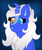 Size: 3392x4000 | Tagged: safe, artist:eminent entropy, oc, oc only, oc:soul, oc:soul silverleaf, kirin, bust, fluffy, heterochromia, kirin oc, portrait, solo, space, stars