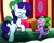 Size: 330x263 | Tagged: safe, artist:rainbrony, rarity, spike, dragon, pony, unicorn, g4, duo, eyes closed, friday night funkin', funkin' is magic, happy, lidded eyes