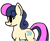 Size: 704x584 | Tagged: safe, artist:rainbrony, bon bon, sweetie drops, earth pony, pony, g4, friday night funkin', happy, simple background, smiling, solo, transparent background, walking