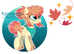 Size: 1024x747 | Tagged: safe, artist:kazziepones, oc, oc only, oc:falling leaves, pegasus, pony, colored wings, female, mare, simple background, solo, transparent background, two toned wings, wings