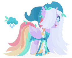 Size: 1920x1557 | Tagged: safe, artist:kabuvee, oc, alicorn, pony, alicorn oc, clothes, cutie mark, dress, female, hat, horn, mare, simple background, solo, tail, transparent background, wings, witch hat