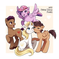 Size: 2048x2048 | Tagged: safe, artist:applesartt, alicorn, earth pony, pegasus, pony, unicorn, adora, bow, catra, glimmer, high res, masters of the universe, ponified, she-ra and the princesses of power